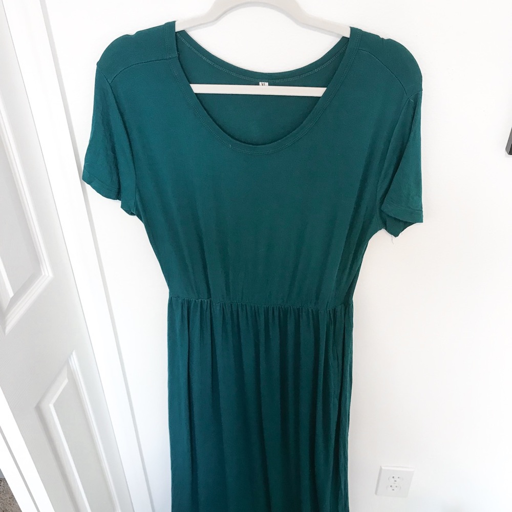 Amazon (XL) maxi dress teal